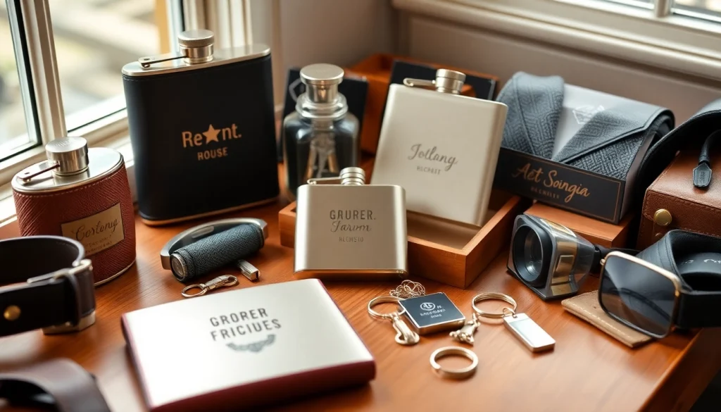 Discover unique cheap groomsmen gifts like personalized flasks and keychains for your wedding.