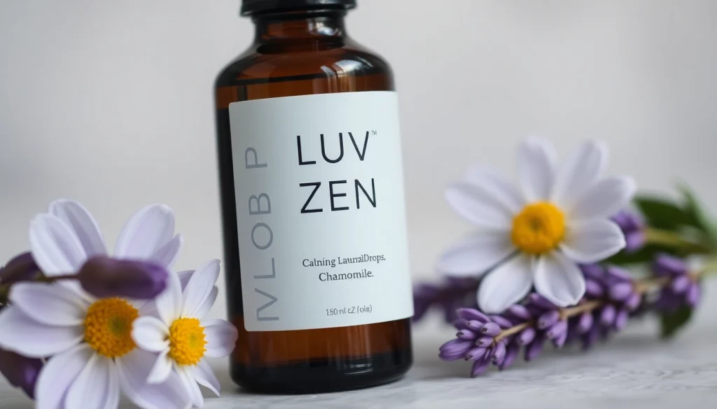 Reviewing the calming properties of Zen Drops with natural ingredients for relaxation.