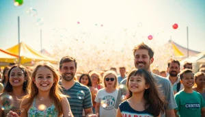 Experience the joy of the suds festival at www.sudswild.com with vibrant bubbles and happy people.