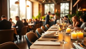 Enhance your dining experience with exceptional reservation services in a cozy restaurant setting.
