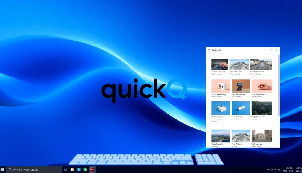 Engaging overview of quickq官网 displayed on a sleek modern desktop interface.