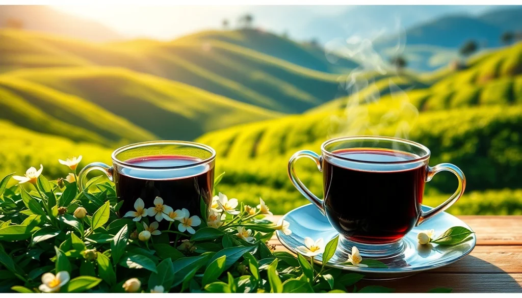 Experience the best teas from Nepal with a serene tea setting amidst Himalayan beauty.