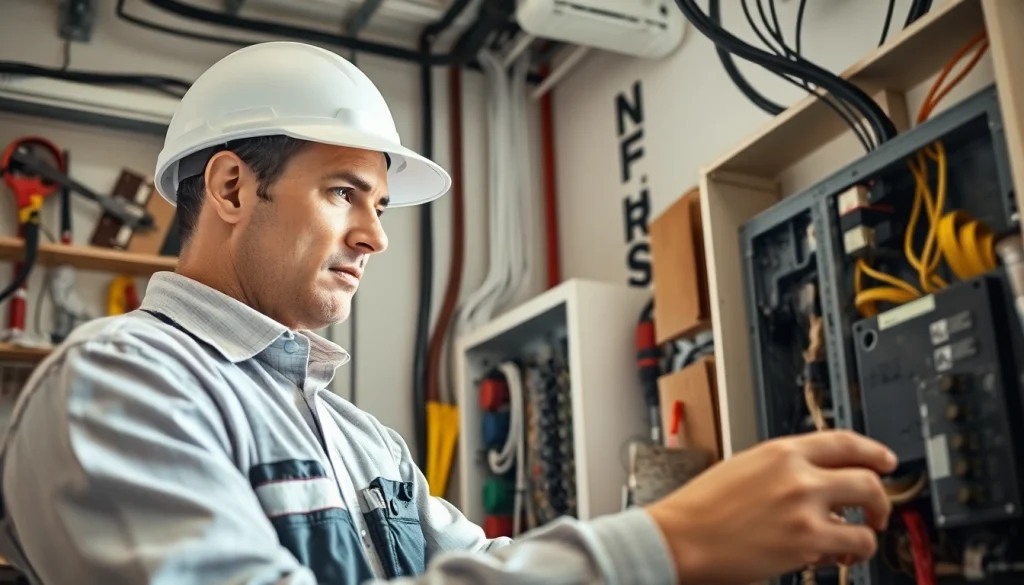 EICR Inspections conducted by a professional electrician ensuring electrical safety and compliance.