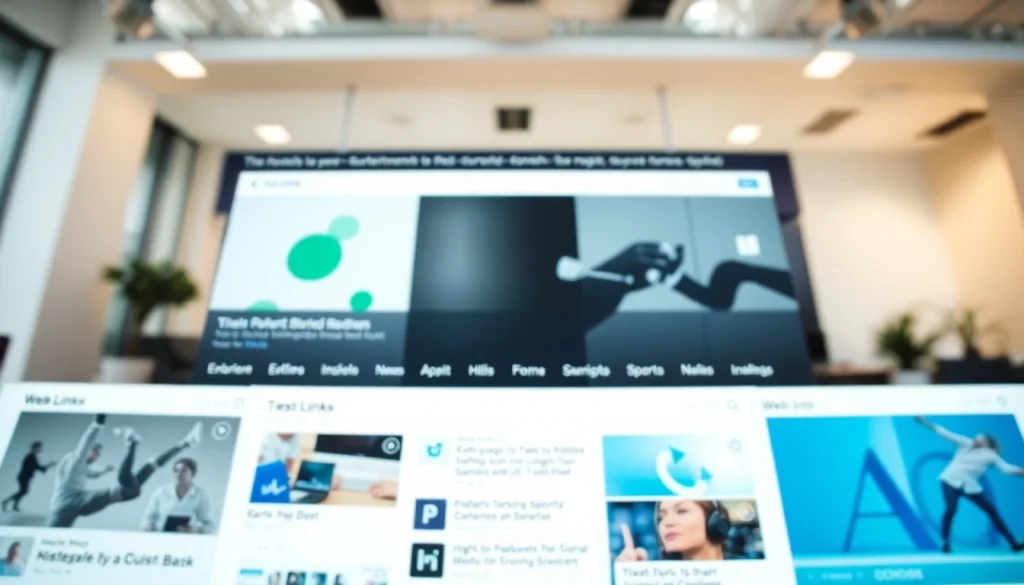 링크모음을 탐색하는 사용자와 잘 정리된 웹페이지 디자인