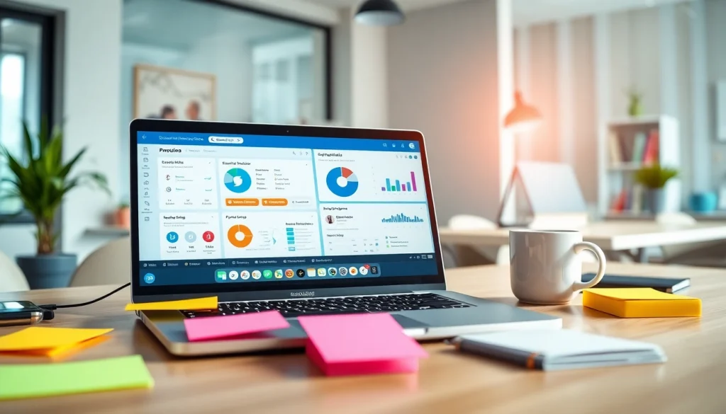 Streamlined workspace demonstrating Social media and blog automation tools with a modern aesthetic.