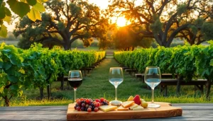 Savor delightful moments at Sacramento wineries with a picturesque vineyard setting.