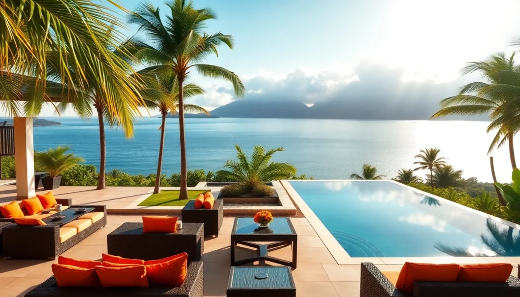 Experience luxury villa rentals with stunning views and inviting outdoor spaces.