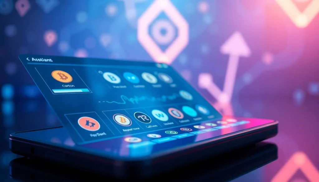 Manage your assets securely with guarda in a sleek digital wallet interface.