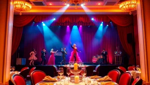 Experience the lively atmosphere of dinner theatre las vegas with captivating performances and elegant dining.