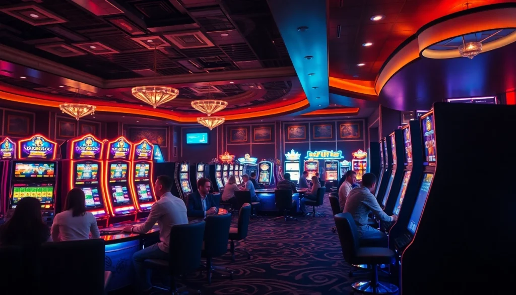 Découvrez le meilleur casino france en ligne avec une scène de jeu vibrante et des joueurs engagés.