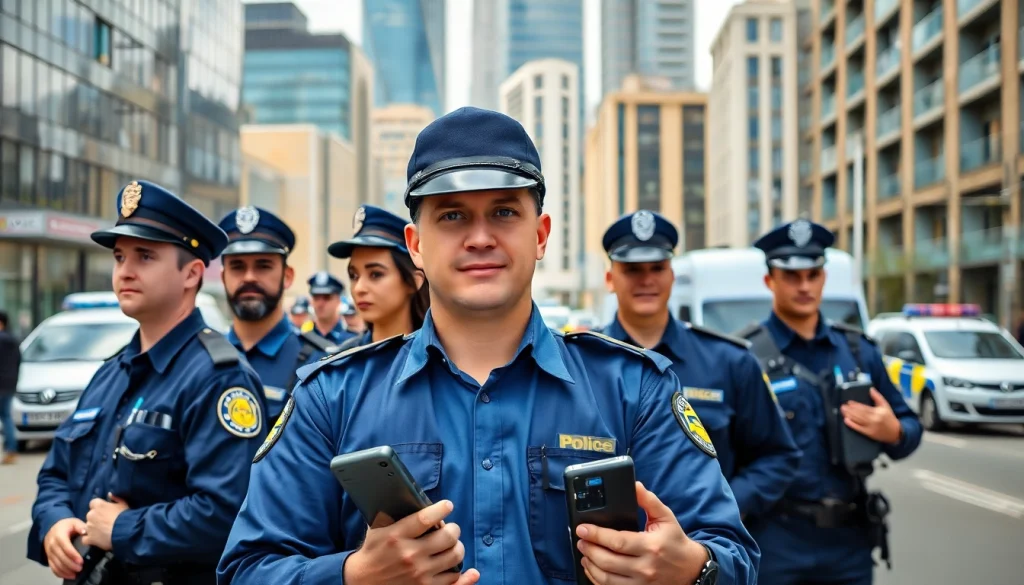 Security Company Newcastle upon Tyne's professional security team in a vibrant urban environment.