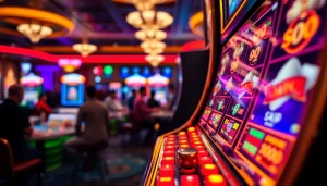 Menangkan jackpot di mesin kaiko slot yang bersinar di kasino dengan atmosfer yang meriah.