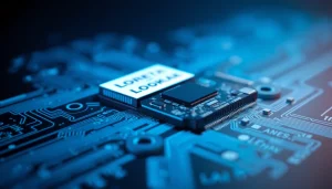 LoRa module showcasing intricate circuitry design, symbolizing advanced technology and connectivity.