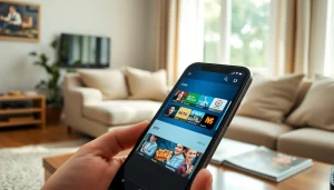 Accédez facilement aux services avec le code iptv gratuit affiché sur un smartphone moderne.