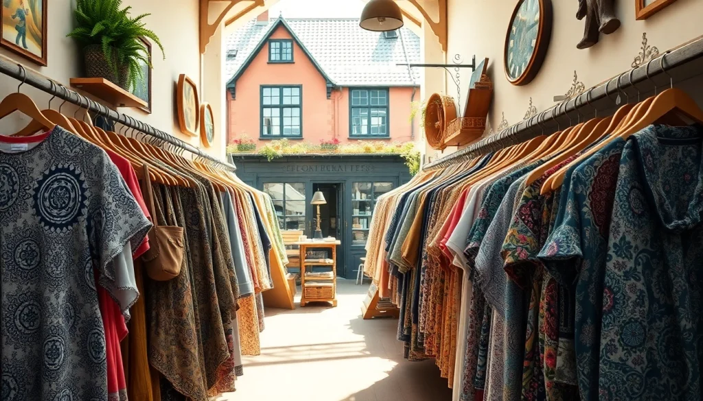 Discover unique finds at the best vintage shops in Copenhagen, showcasing eclectic clothing and accessories.