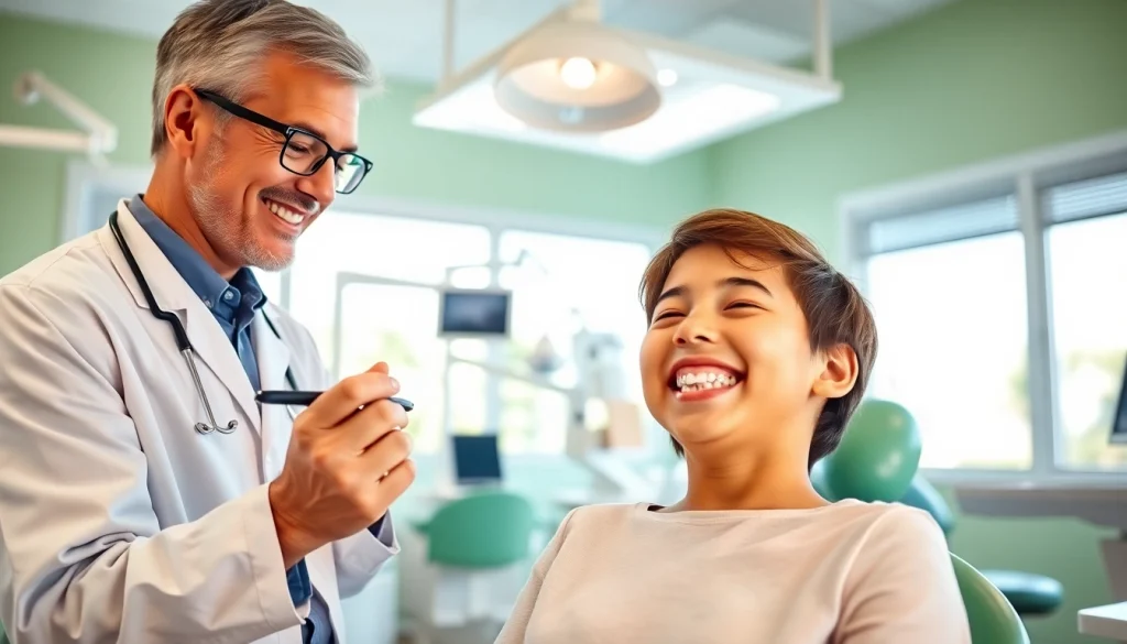 Understand braces cost Myrtle Beach while a professional examines a patient with braces.